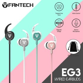 Fantech EG3 Wired Earbuds, Immersive Gaming Audio