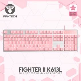 FANTECH Gaming Bundle Keyboard K613L + Mouse VX7 + Headset HG20 + Mouse Pad MP35 (Pink Sakura Edition)