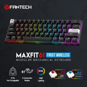 FANTECH Gaming Bundle Wireless Keyboard MK857 + Mouse XD5 (Black)