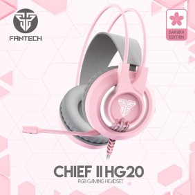 Fantech HG20 CHIEF II, Pro Gaming Headset Pink Sakura Edition