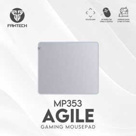 Fantech MP353 AGILE, Gaming and Office Mousepad, Medium Size: 35cmx30cmx0.4cm, Light Gray