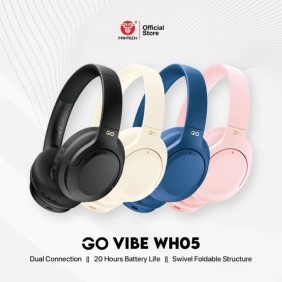 Fantech WH05 GO VIBE: Bluetooth, Wireless Headphones, Built-in Microphone