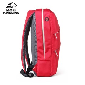 Kingsons Backpack KS3037W Red, Water-resistant, Light Weight