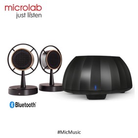 Microlab Mic Music Fascinating 2.1 Multimedia Speaker System with wireless streaming technology