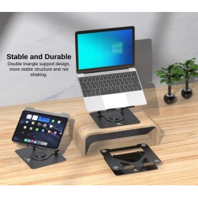 Mikuso LS-070 Aluminum 360 Rotation Laptop Stand