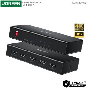 UGREEN 4K HDMI2.0 1 in 4 Out Splitter - CM570 90514