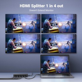 UGREEN 4K HDMI2.0 1 in 4 Out Splitter - CM570 90514