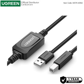 UGREEN Active Cable Printer USB 2.0 A Super Speed - US122 10374 10362