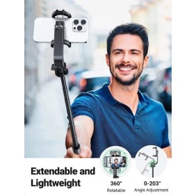 UGREEN Dual Function Selfie Stick & Tripod with Bluetooth Remote, Adjustable Height form 30.5cm to 157cm - LP586 15062