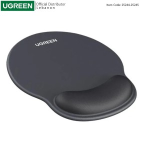 UGREEN Ergonomic Mouse Pad with Wrist Rest Support, Slow Rebound Memory Foam Mouse Mat - LP668 25244 25245