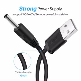 UGREEN USB 2.0 to DC 3.5mm charging cable 1M, support up to 60W - US277 10376