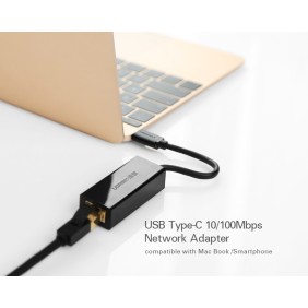 UGREEN USB-C to Ethernet Adapter - RJ45, 10/100Mbps - 30287