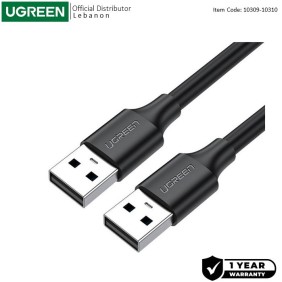 UGREEN USB2.0 Male to Male Cable, Available in 1.5M - US102 10310